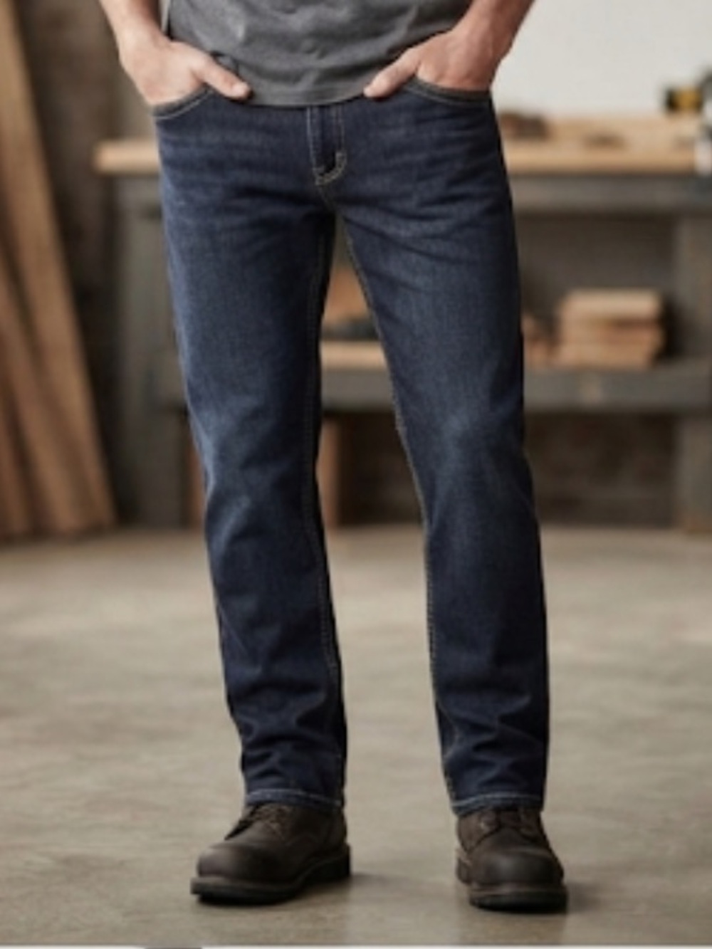 MOUNTAIN KHAKIS Classic Fit Jeans Outdoor Workwear Size 33 x 30